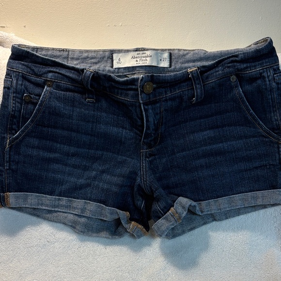 Abercrombie & Fitch Pants - Abercrombie & Fitch Dark Blue Jean Shorts